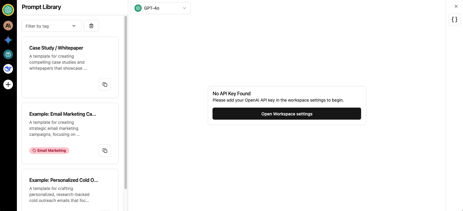 PromptPanda interface